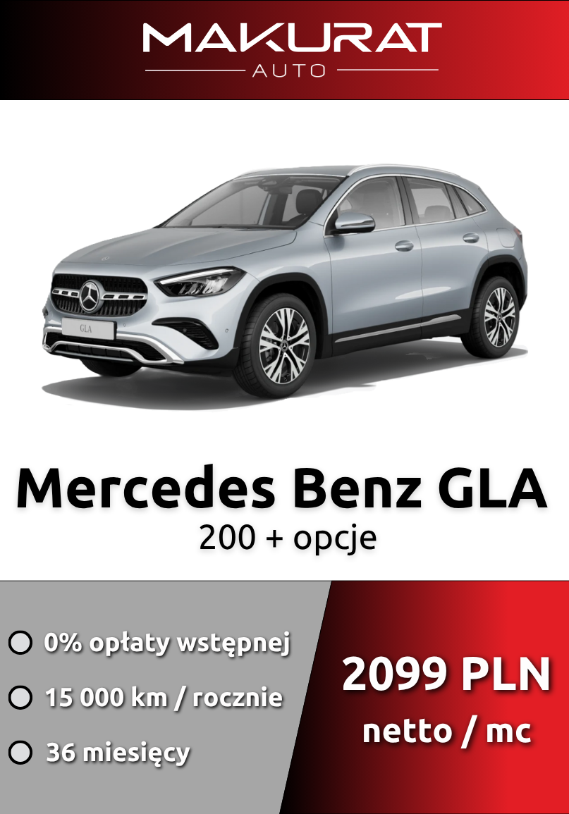 Wynajem 6 GLA 4